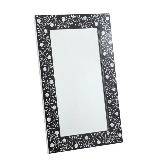 Wholesale 🥰 Studio 350 Black MDF Contemporary Wall Mirror 47 X 30 X 1 - 30 X 1 X 47 ✔️ - Image 3