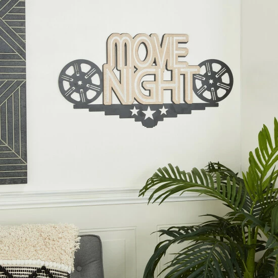 Discount 😍 Studio 350 White MDF Industrial Wall Decor 🎁