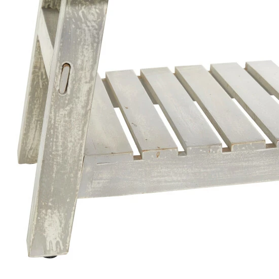 New ⭐ Studio 350 Black Wood Rustic Bench - 42 X 17 X 19 😀 - Image 4