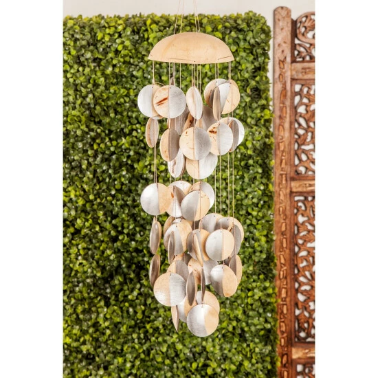 Promo ⌛ Studio 350 Shell Coastal Windchime 17 X 5 X 5 - 5 X 5 X 17 Gold 👍
