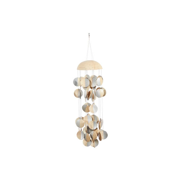 Promo ⌛ Studio 350 Shell Coastal Windchime 17 X 5 X 5 - 5 X 5 X 17 Gold 👍 - Image 3