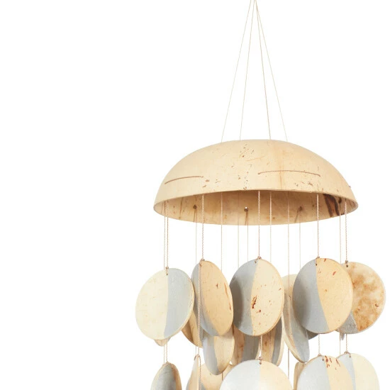 Promo ⌛ Studio 350 Shell Coastal Windchime 17 X 5 X 5 - 5 X 5 X 17 Gold 👍 - Image 4