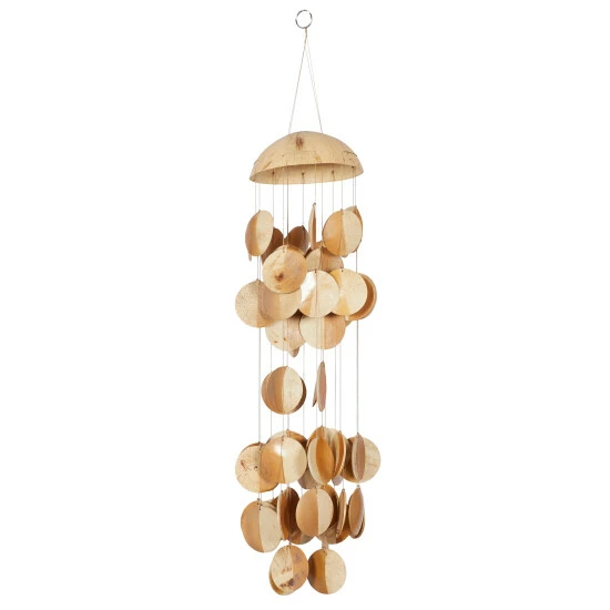 Promo ⌛ Studio 350 Shell Coastal Windchime 17 X 5 X 5 - 5 X 5 X 17 Gold 👍 - Image 7
