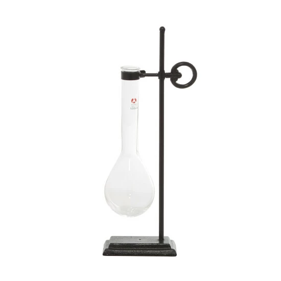 Best deal 😍 Studio 350 Clear Iron Contemporary Vase ✨ - Image 3