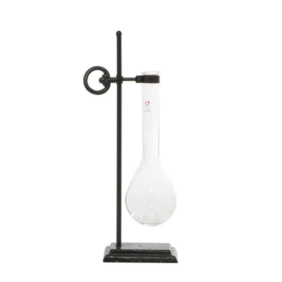 Best deal 😍 Studio 350 Clear Iron Contemporary Vase ✨ - Image 8