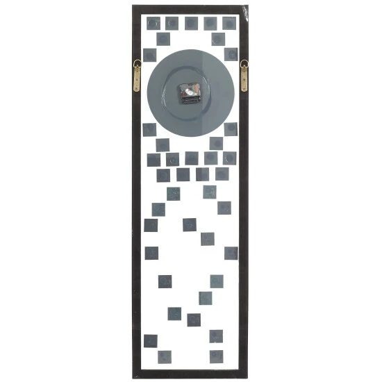 Brand new 👏 Studio 350 Silver Glass Glam Wall Clock - 13 X 42 😀 - Image 5