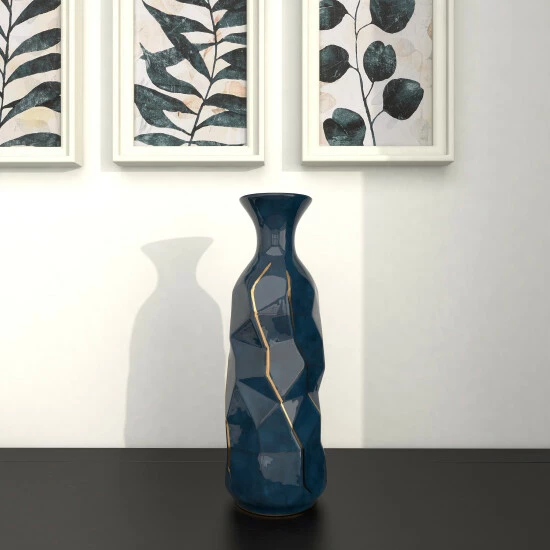 Cheap ๐งจ Studio 350 Blue Modern Smooth Glazed Stoneware Vase โ๏ธ - Image 7