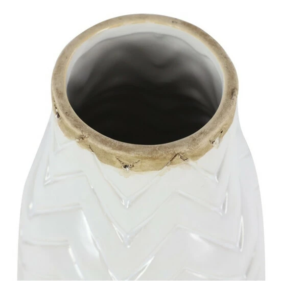 Coupon 🥰 Studio 350 White Porcelain Coastal Vase ⌛ - Image 4