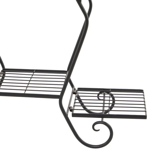 New 🛒 Studio 350 Black Metal Traditional Plantstand - 27 X 10 X 31 🎉 - Image 5