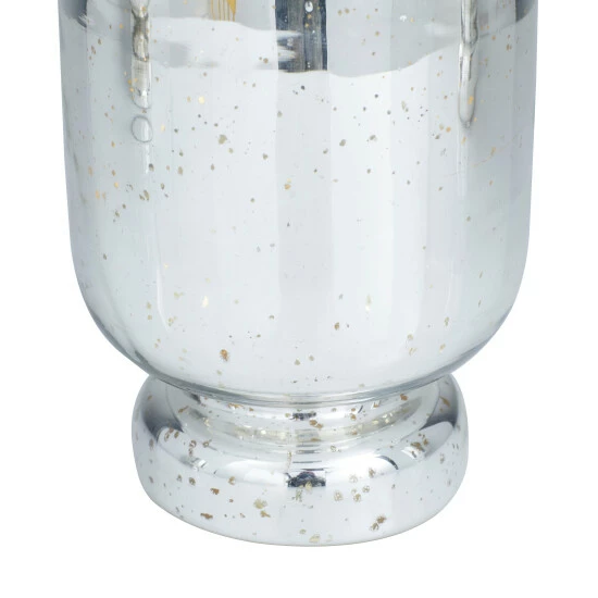 Deals 👍 Studio 350 Glass Glam Candle Holders (Set Of 3) - S/3 12", 10", 8"H White 👏 - Image 4