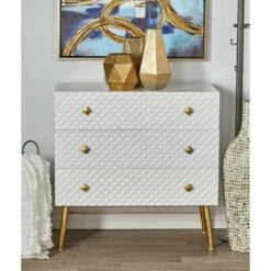 New 😍 Studio 350 White MDF Modern Cabinet 32 X 31 X 16 - 31 X 16 X 32 🎁