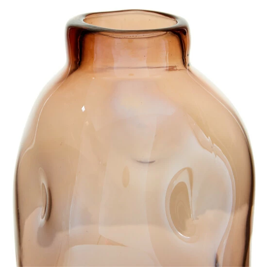 Best Pirce โญ Studio 350 Tall Dimpled Translucent And Pastel Pink Vase 6" X 16" ๐คฉ - Image 4