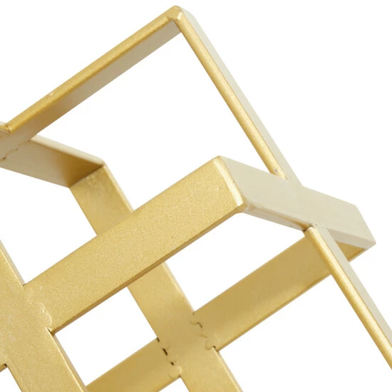 Flash Sale 🌟 Studio 350 Gold Iron Glam Sculpture Geometric (Set Of 2) - 7 X 7 X 7 And 5x 5 X 5 👏 - Image 5