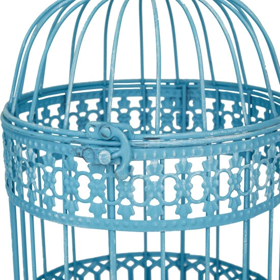 Buy ๐ Studio 350 Blue Or White Metal Country Cottage Birdcage (Set Of 2) - S/2 16", 12"H โจ - Image 4