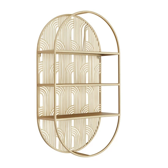 Flash Sale ๐ Studio 350 Gold Metal Glam Wall Shelf - 16 X 6 X 28 โ๏ธ - Image 3