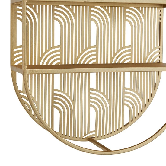 Flash Sale ๐ Studio 350 Gold Metal Glam Wall Shelf - 16 X 6 X 28 โ๏ธ - Image 4