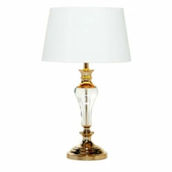 Budget โ Studio 350 Gold Glass Table Lamp 27 X 15 - 15 X 15 X 27 ๐งจ