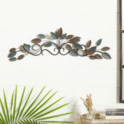 Best Sale ๐ Studio 350 Iron Traditional Wall Decor Floral And Botanical Brown ๐