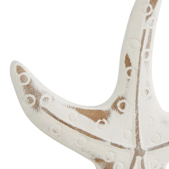 Brand new 🥰 Studio 350 White Polyethylene Coastal Sculpture (Set Of 3) - S/3 13.25", 13.25", 13"H 👏 - Image 4