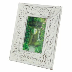 Buy 🌟 Studio 350 White Wood Farmhouse Photo Frame Standard 🛒