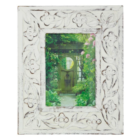 Buy 🌟 Studio 350 White Wood Farmhouse Photo Frame Standard 🛒 - Image 3