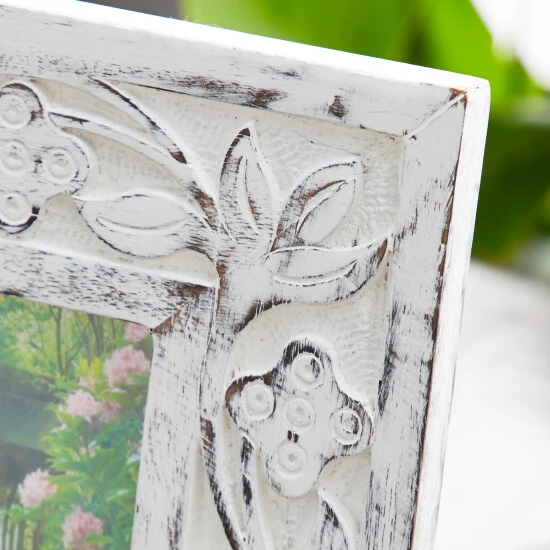 Buy 🌟 Studio 350 White Wood Farmhouse Photo Frame Standard 🛒 - Image 5