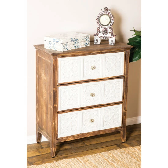 Best deal ๐ Studio 350 Brown Wood Farmhouse Cabinet 30 X 26 X 13 ๐