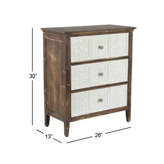 Best deal ๐ Studio 350 Brown Wood Farmhouse Cabinet 30 X 26 X 13 ๐ - Image 7
