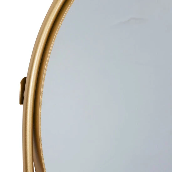 Coupon ๐ Studio 350 Gold Iron Contemporary Wall Mirror 43 X 20 X 1 - 20 X 1 X 43Round ๐ - Image 4
