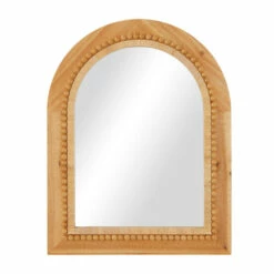 Best reviews of 🧨 Studio 350 Tan Wood Traditional Arch Wall Mirror - 36 X 28 X 2 👏