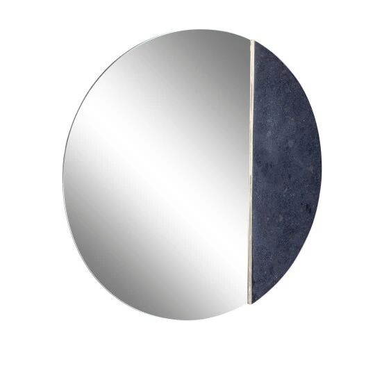 Cheapest โ๏ธ Studio 350 Black Glass Contemporary Wall Mirror 28 X 28 X 1 - 28 X 1 X 28Round ๐งจ - Image 3