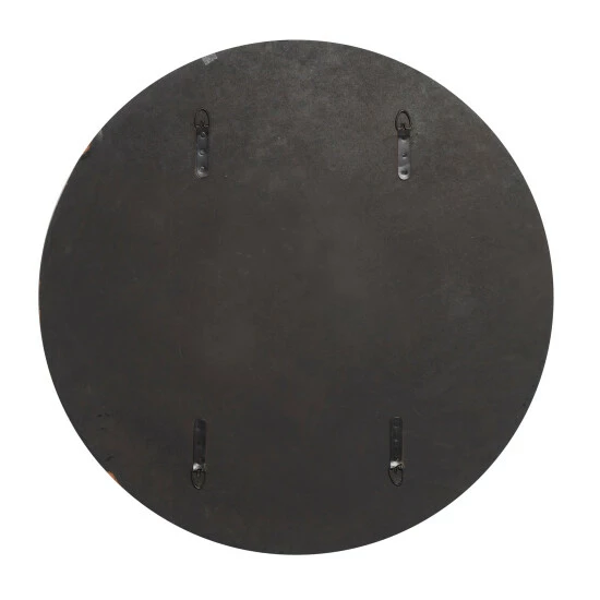 Cheapest โ๏ธ Studio 350 Black Glass Contemporary Wall Mirror 28 X 28 X 1 - 28 X 1 X 28Round ๐งจ - Image 6