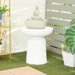 Budget 😍 Studio 350 Beige Resin Traditional Fountain 11 X 10 X 10 🛒