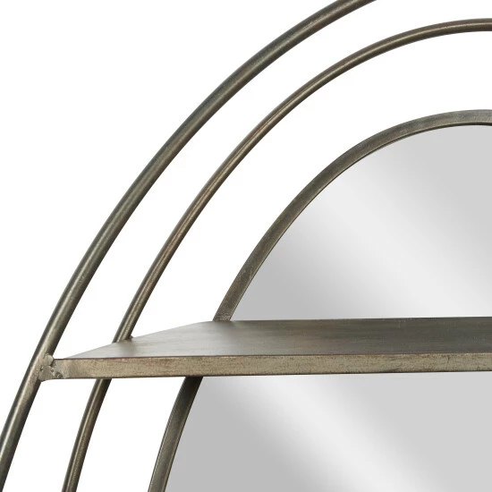 Budget 🛒 Studio 350 Silver Metal Modern Wall Mirror 36 X 25 X 6 - 25 X 6 X 36 ✔️ - Image 4