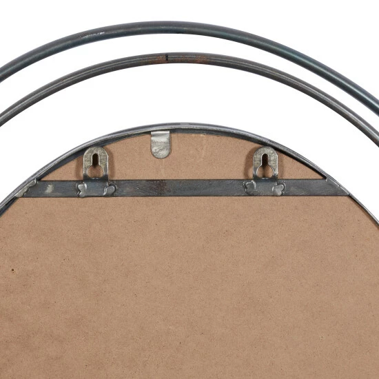 Budget 🛒 Studio 350 Silver Metal Modern Wall Mirror 36 X 25 X 6 - 25 X 6 X 36 ✔️ - Image 7