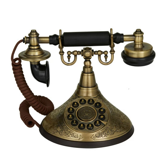 Best deal ⭐ Studio 350 Gold Bronze Vintage Telephone - 10 X 6 X 7 ✔️