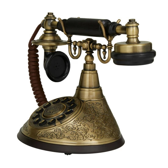Best deal ⭐ Studio 350 Gold Bronze Vintage Telephone - 10 X 6 X 7 ✔️ - Image 2