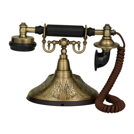 Best deal ⭐ Studio 350 Gold Bronze Vintage Telephone - 10 X 6 X 7 ✔️ - Image 6