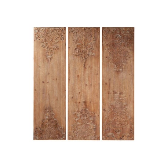 Brand new ๐ Studio 350 Brown Wood Rustic Wall Decor Ornamental (Set Of 3) โญ - Image 3