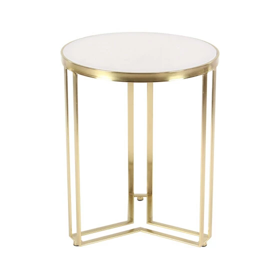 Top 10 ๐ Studio 350 Gold Metal Contemporary Accent Table 23 X 18 X 18 - 18 X 18 X 23Round ๐งจ - Image 2
