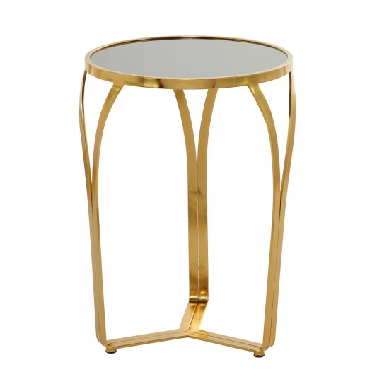 New 🤩 Studio 350 Gold Metal Contemporary Accent Table - 16 X 16 X 23 🥰 - Image 7