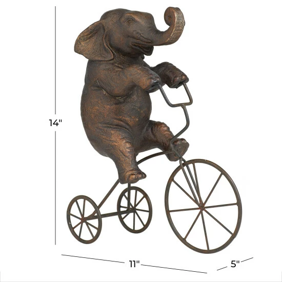 Discount ❤️ Studio 350 Bronze Polystone Eclectic Sculpture 14 X 5 X 11 ⭐ - Image 7