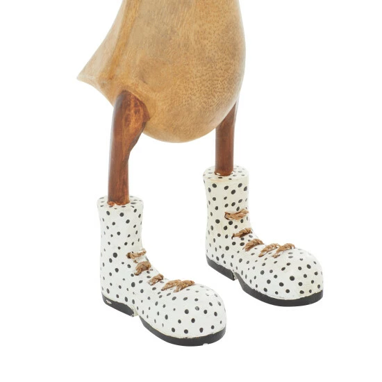 Best Pirce 🎉 Studio 350 2-piece Solid Bamboo Wood Decorative Ducks In 🥾 Boots Sculpture Set - S/2 17", 11"H 💯 - Image 7