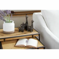 Outlet 💯 Studio 350 Black Metal Eclectic Sculpture Llama (Set Of 3) - S/3 8", 7", 5"H 👍