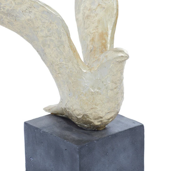 Top 10 🎉 Studio 350 Gold Polystone Contemporary Sculpture Animals (Set Of 3) - S/3 14", 15", 9"H 👏 - Image 7