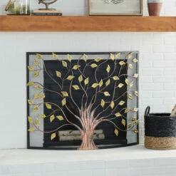 Best reviews of 🧨 Studio 350 Iron Farmhouse Wood Fireplace Screen 33 X 39 X 7 - 33x39x7 👍