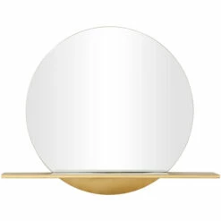 Hot Sale โ Studio 350 Silver Metal Glam Round Wall Mirror - 35 X 4 X 28 ๐ฅฐ