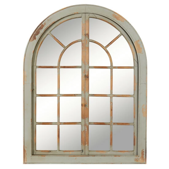 Wholesale 😀 Studio 350 Fir Farmhouse Wall Mirror 48 X 37 X 2 Grey 🎉 - Image 7