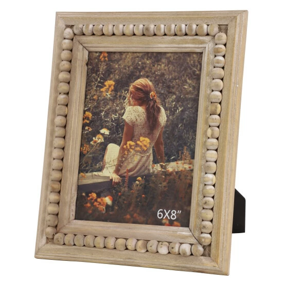 Promo ๐ Studio 350 Light Brown Wood Bohemian Photo Frame Standard - 9 X 1 X 11 ๐ - Image 3