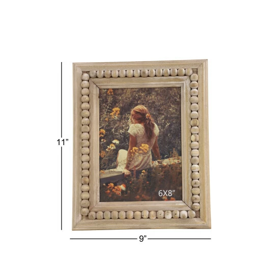 Promo ๐ Studio 350 Light Brown Wood Bohemian Photo Frame Standard - 9 X 1 X 11 ๐ - Image 5